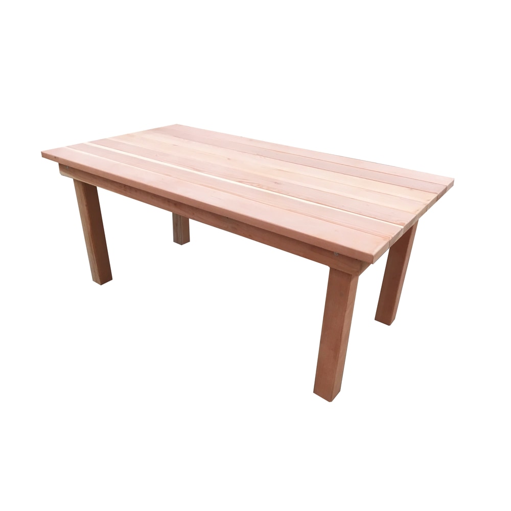 Farmhouse Redwood Dining Table