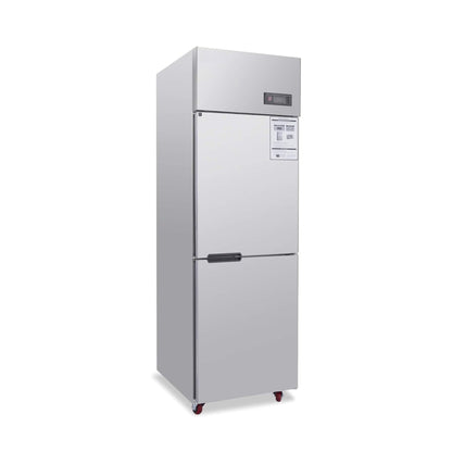 24-Inch Commercial 15 Cu.Ft Stainless Steel Reach-In Refrigerator With Two Split Doors (SAK67230)