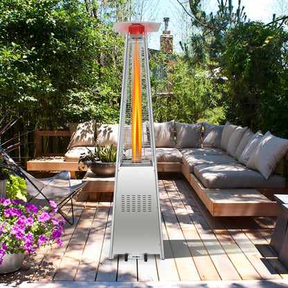 42,000 BTU Pyramid Patio Heater with Wheels