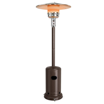 50,000 BTU Stainless Steel Propane Patio Heater with Tip over Protection
