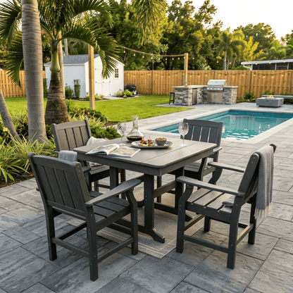 Corex HDPE Outdoor Dining Set, 5-Piece