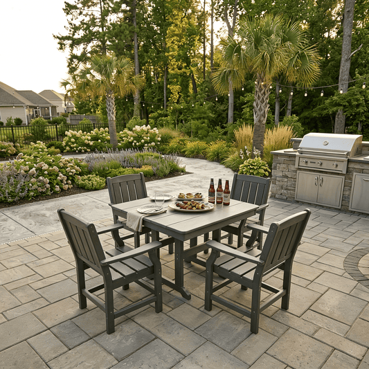 Corex HDPE Outdoor Dining Set, 5-Piece