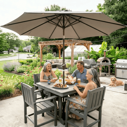 Corex HDPE Outdoor Dining Set, 5-Piece