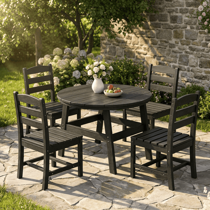 Corex HDPE Outdoor Dining Set, 5-Piece