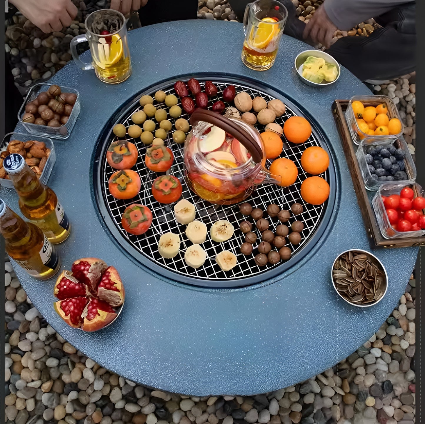 SolvraStone Mid-Century Fire Bowl