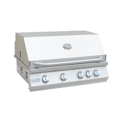 32-Inch Heavy Duty 60K BTU LP/NG 4 Burner Built-In Stainless Steel Gas Grill (SAK25317)