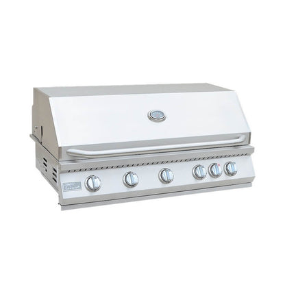 40-Inch Heavy-Duty 72K BTU LP/NG 5 Burner Grill with Built-In Stainless Steel Gas Grill (SAK73152)