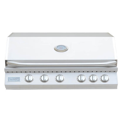 40-Inch Heavy-Duty 72K BTU LP/NG 5 Burner Grill with Built-In Stainless Steel Gas Grill (SAK73152)