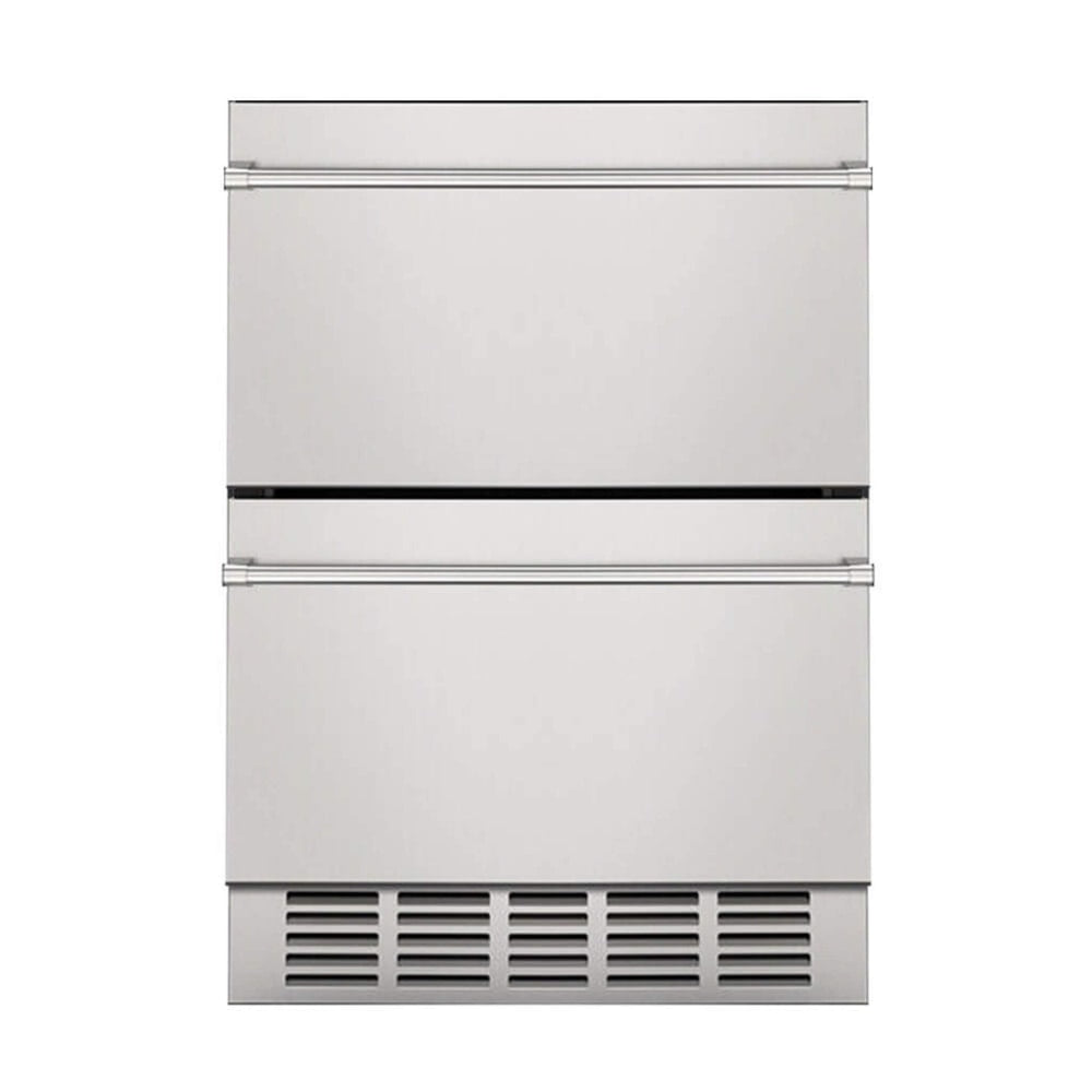Premium 5.3 Cu.Ft Double Drawer Stainless Steel Built-In Wine Beverage Undercounter Refrigerator (SAK92576)