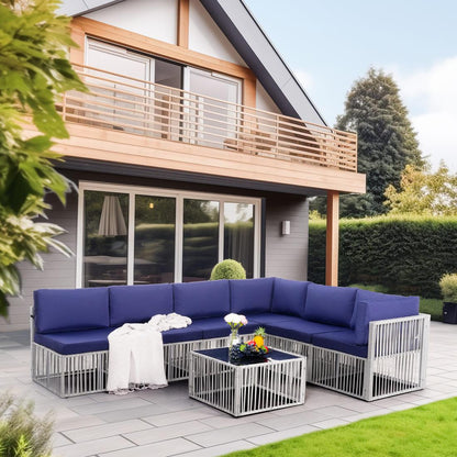 Axis Outdoor Sectional Sofa Wicker Set